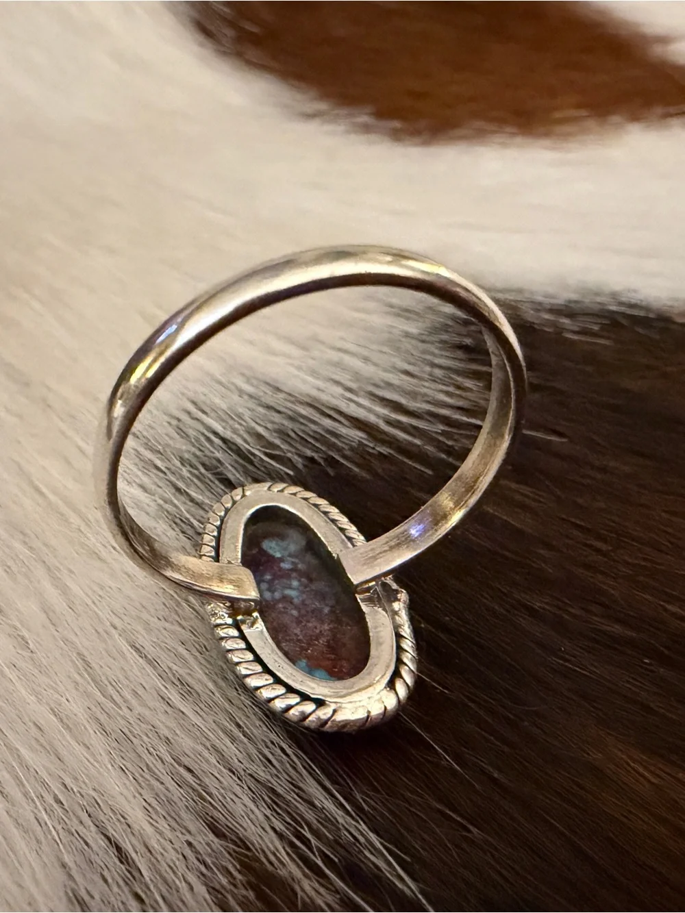 ❤️ Purple Mojave Dahlia Kingman Turquoise Sterling Silver Unisex Sz 9.75 Ring